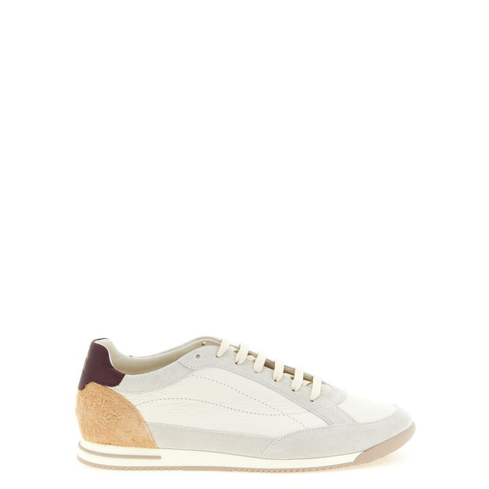 Brunello Cucinelli Men Deer And Suede Sneakers